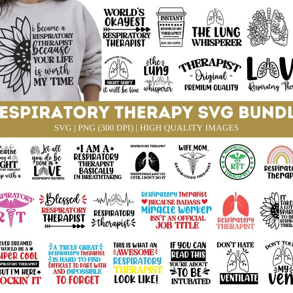Respiratory Therapist SVG PNG Bundle| Respiratory Therapist Png| Medical Assistant Svg| Respiratory Shirt Svg| Rt Svg| Nurse Svg| Lungs Svg