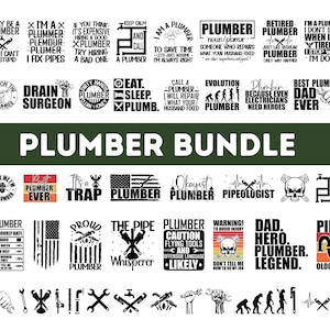 Loodgieter SVG PNG-bundel| Sanitair, png| Clipart loodgieter| Loodgieter gesneden bestanden voor Cricut| Loodgietergereedschap svg| Loodgieter schedel png| Badkamer-svg