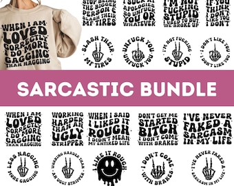 Sarcasm SVG PNG Bundle| Groovy Svg| Sarcasm Svg| Adult Humor Png Bundle| Retro Svg Bundle| Funny Quotes Svg| Sarcastic Saying Svg