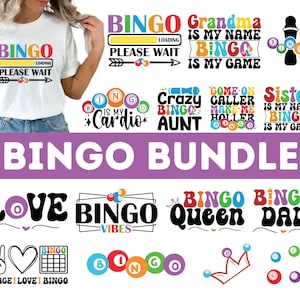 Bingo SVG Bundle| Bingo PNG Bundle| Bingo svg| Bingo Player svg| Bingo Player Gift svg