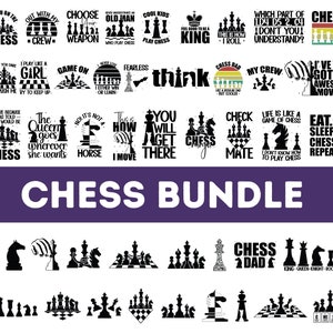Schachspieler SVG PNG Bundle | Schach Zitate Kunst | Schach Cricut svg | Schachfiguren geschnitten Datei | Schachfiguren SVG | Schach-Liebhaber-Svg | Schachspieler svg