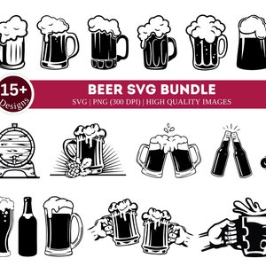 Beer SVG| Beer Svg Png Bundle| Beer Clipart| Beer Cut Files For Cricut| Beer Quotes Svg| Beer Mugs Svg| Beer Mug Silhouette files