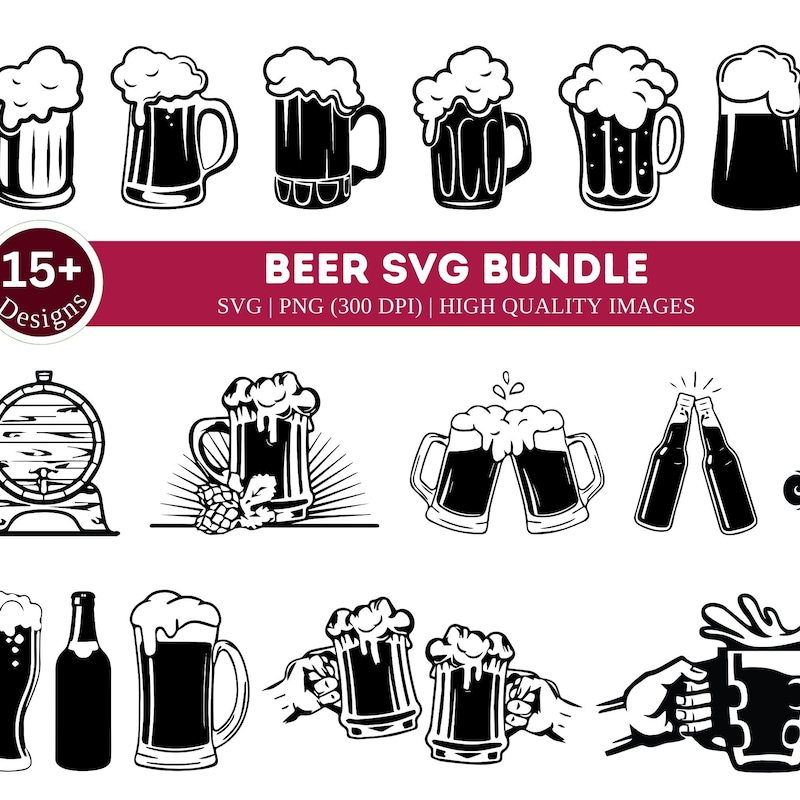 Beer Mug Svg - Etsy