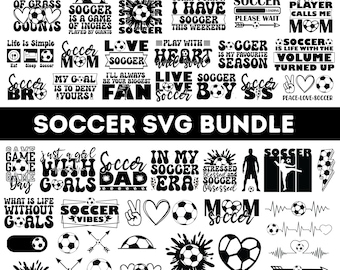 Soccer SVG PNG Bundle| Soccer Ball Monogram Svg| Soccer Designs| Soccer Team Svg| Soccer Ball Svg| Cut File For Cricut| Soccer Saeson