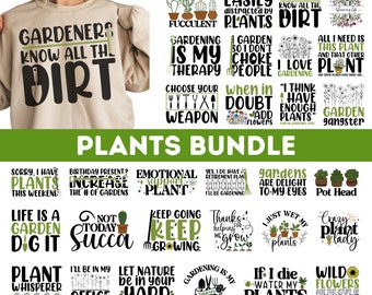 SVG-bundel plantenliefhebber| Plantensvg| Plant citaat Svg| kamerplant svg| Plant moeder SVG | grappig plantencitaat| tuincitaat svg| gekke plant dame svg