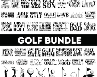 Golf SVG PNG Bundle| Golf Png| Split Monogram Svg| Golf Name Frame| Golf Club Svg| Golf Ball Svg| Golf Svg| Golf Player Shirt