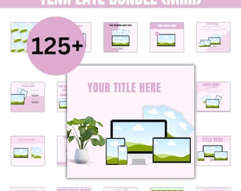 125+ MRR Mockup Canva Template Bundle| Mock-Up-Verkaufsszenen für digitale Produkte mit Master-Wiederverkaufsrechten DFY Digital Produkte Canva Templates