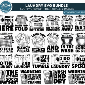 Laundry Room Signs SVG Bundle, Laundry Room SVG Bundle, Wash Day Svg, Funny Laundry svg, Laundry Quotes Svg, Sarcastic Laundry Saying Svg