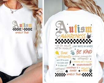 Autism World Tour PNG, Autism Awareness Month Png, Awareness Month Gift Png, Choose to Be Kind Svg, Autism Awareness Sublimation