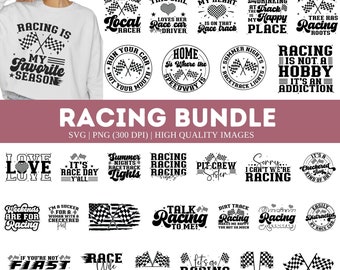 Racing SVG PNG Bundle| Racing Quote svg| Racing T-shirt Design| Car Racing Svg| Race Day Yall svg| Checkered Flag Svg| Racer Shirt