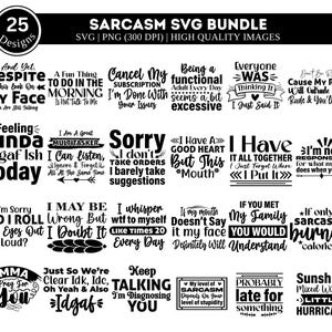 Sarcasm SVG PNG Bundle, Sarcastic Bundle Svg, Sarcastic Svg Bundle, Sarcastic Sayings Svg Bundle, Sarcastic Quotes, Funny Svg Bundl