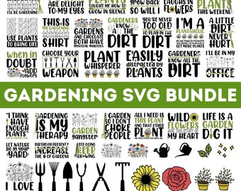 Gardening SVG PNG Bundle| Plant Lover Svg Bundle| Plant svg| Plant Quotes Svg| Houseplant svg| Mom Svg| Funny  Quote| Garden svg|  Lady svg