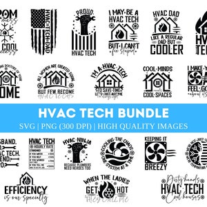HVAC SVG Bundle, HVAC Tech Svg Bundle, Hvac Technician Svg, Hvac Quotes Svg, Hvac Cricut Svg, Hvac Tech Shirt Svg