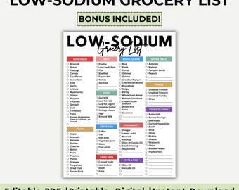 Póster De Lista De Alimentos Amigables Con El Riñón 12x18in Sin Marco | Guía De Compra Para Dieta Baja En Potasio | Concienciación Sobre La Enfermedad Renal Crónica | Tabla De Lista