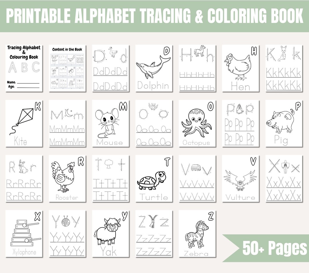Letter of the Week Worksheets Printable, Alphabet Busy Book, Learning ...