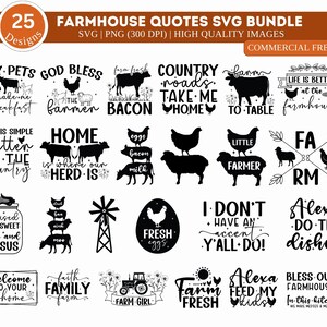 Farmhouse Quotes SVG Bundle, Farmhouse Sign Making SVG Bundle, Farmhouse  svg, Farmhouse kitchen svg, Farmhouse bathroom svg, Windmill svg