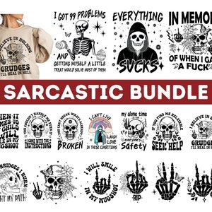 Sarcasme SVG PNG-bundel| Grappige citaten clipart SVG| Retro sarcastische Svg| Sarcastische uitspraken Svg| Volwassen humor Svg| Sarcastische PNG-bestanden