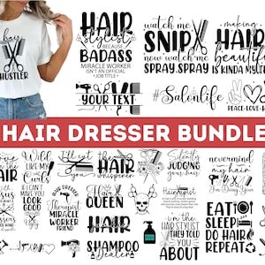 Hairstylist SVG PNG Bundle| Hairdresser svg bundle| Floral Hairdresser svg| Hairstylist png| Hairdresser Quotes Svg| Barber Tools Png
