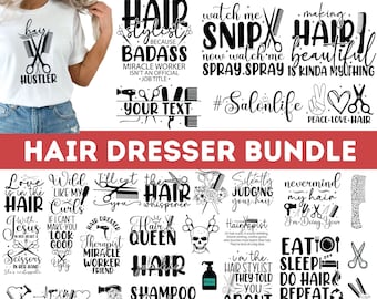 Hairstylist SVG PNG Bundle| Hairdresser svg bundle| Floral Hairdresser svg| Hairstylist png| Hairdresser Quotes Svg| Barber Tools Png