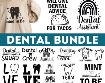 Pacchetto SVG dentale/ Camicia dentale svg/ Regalo assistente dentale/ Assistente igienista dentale/ Citazioni dentista Svg/ Citazioni dentista Svg