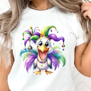 mardi gras pellicano png acquerello glitter clipart Louisiana festival design martedì grasso decor trendy sublimazione new orleans illustrazione