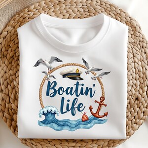barca e galleggiante PNG vacanza estiva lago clipart fiume vita sublimazione maglietta vacanza avventura design amante della barca regalo retrò atmosfera all'aperto