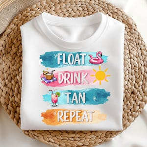 float drankje kleurtje herhalen png zomer png strand vakantie clipart penseelstreek dag drinken ontwerp tropisch vakantie sublimatie ontwerp tshirt