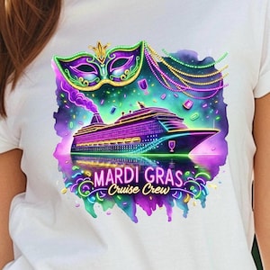 cruzeiro mardi gras png tripulação do cruzeiro mardi gras 2025 clipart design de camisa combinando família imagens do esquadrão de carnaval cajun cruzeiro terça-feira gorda PNG