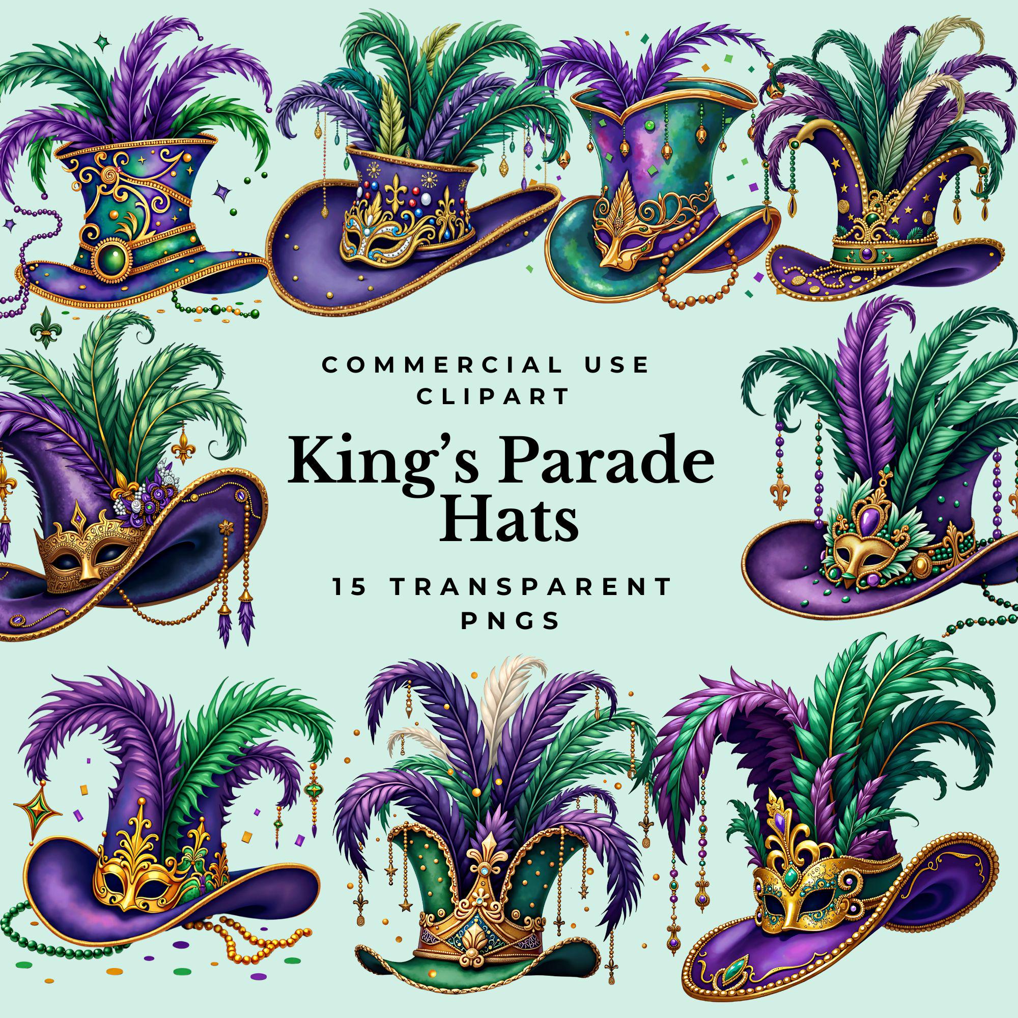 Mardi Gras Hat PNG Jester Hat Clipart Bundle Retro Fat Tuesday Design ...