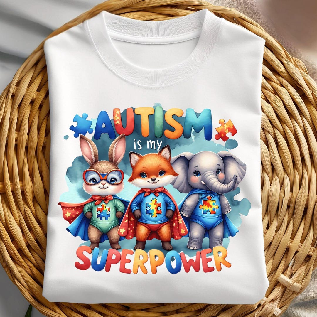 Autism is My Superpower Png Autism Superhero Cartoon Clipart Autism ...