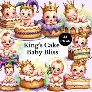 Gâteau de roi bébé png mardi gras gâteau de roi bébés clipart mignon gros mardi conception amusement Louisiane festival illustration la nouvelle orléans bambin art