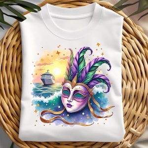 mardi gras cruise shirt png mardi gras cruise ship crew 2025 clipart family matching shirt design carnival squad celebration images cajun