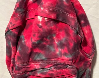 Tie Dye Cotton Canvas Backpack, Back to School