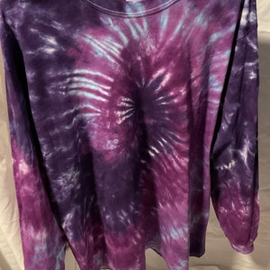 Tie Dye Adult Large Long Sleeve T-shirt
