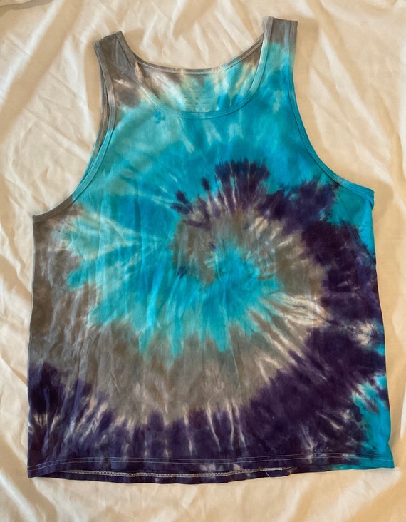 tie dye sleeveless t shirts