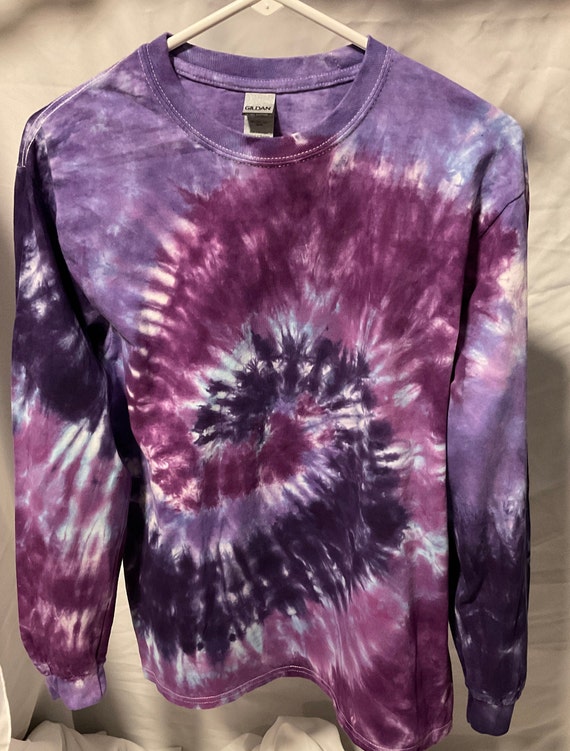 Camiseta tie dye manga larga deals