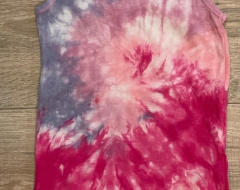 Tie Dye Girl’s 4T Tank Top, 100% Cotton