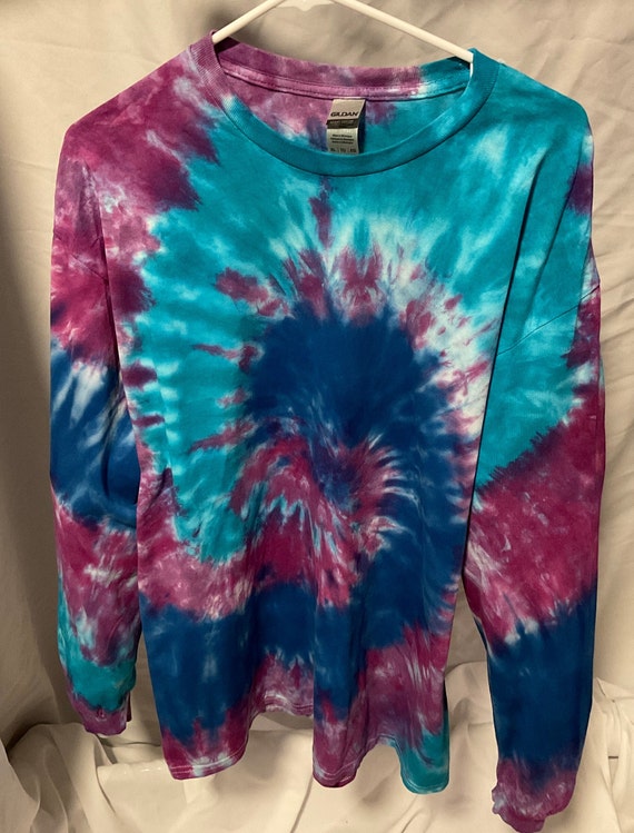 Camiseta tie dye manga larga hotsell