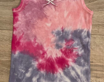 Tie Dye Girl’s 3T Tank Top, 100% Cotton