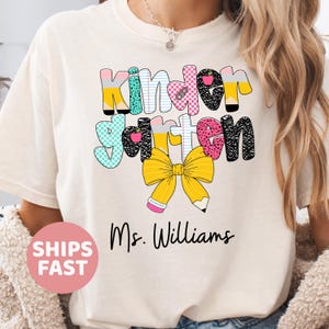 Comfort Colors® Kindergarten Lehrerin Shirt, Kindergarten Shirt, Kindergarten Shirt, Kinder Crew, Kindergarten Lehrerin Schulanfang Shirt, Pre-K Lehrerin