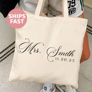 Custom The Bride Beach Bag, Personalised Name Hen Do Bachelorette Party Bridesmaid Bridal Team Jute Wedding Bag