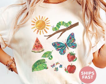 Hungry Caterpillar Shirt, Back To School Tee, Hungry Caterpillar Teacher Sweatshirt, Teacher Life Sweater, Comfort Colors T-Shirt