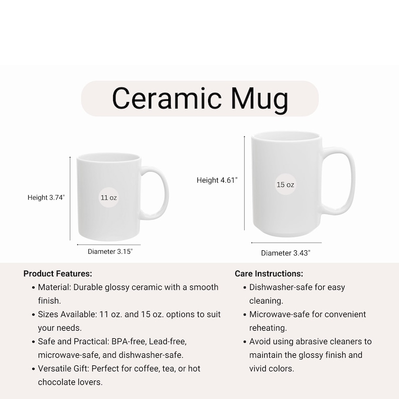 Monogram Initial Name Mug, Customized Name Mug, Coffee Mug, Personalized Mug, Custom Gift, Birthday Gift, Christmas Gift, Holiday Gift image 4