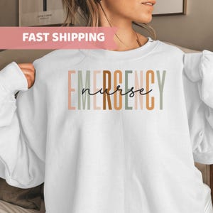 Notfall Krankenschwester Sweatshirt, Notfall Krankenschwester Hoodie, Notaufnahme Sweatshirt, Notaufnahme Hoodie, ER Nurse Sweatshirt