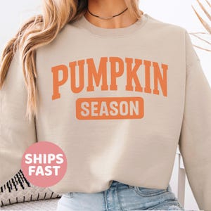 Retro Pumpkin Season Sweatshirt - Thanksgiving Gift Fall Gifts - Autumn Sweatshirt - Cute Fall Sweatshirt - Halloween Sweatshirts For Women
