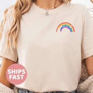 Pride Tshirt, LGBTQ Pride Shirt, Pride Month Shirt, LGBTQ Gifts, Rainbow Pocket Pride, LGBT Rainbow Shirt, Lesbian T-Shirt, Gay Pride Tshirt