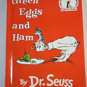 Grüne Eier und Ham von Dr. Seuss - 1988 Book Club Edition - Klassisches Kinderbuch - Vintage Kinderbuch - Sammler Hardcover