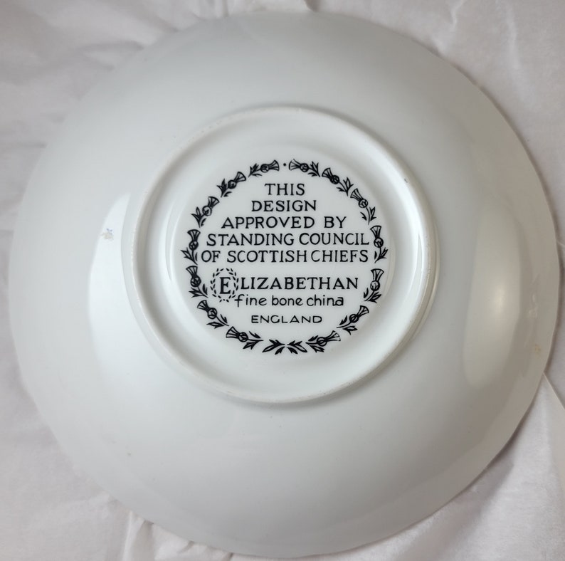 Elizabethan Fine Bone China. Macgregor Clan. Good Condition Etsy