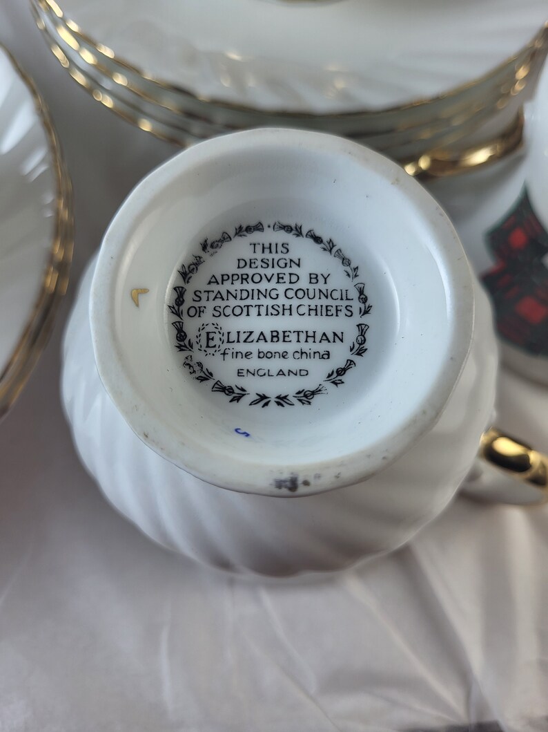 Elizabethan Fine Bone China. Macgregor Clan. Good Condition Etsy