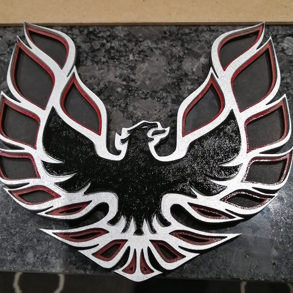 Pontiac Firebird 10th Anniversary Logo Digital file for Laser Cutting